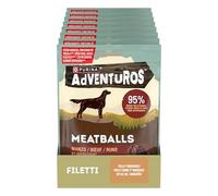 Adventuros High Meat 70g Meatballs nº1 ingrediente Manzo, 8 Confezioni da 70g