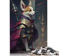 Adventurous Corgi Puzzle Impossible 1000Pcs Decorazione Per La Casa. Giochi Rilassamento E Intelligence Per Adulti E Bambini Da 12 Anni 1000pcs (38x26cm)