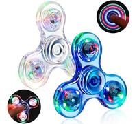 Adviejjoy 2 Pezzi Fidget Giocattoli, Giocattolo a Forma di LED a Forma di Fidget Giocattoli per l'Ansia Anti-Stress Autismo Fidgets Migliore EDC ADHD Toys Cuscinetto Giocattolo per Bambini Adulti
