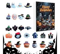 Advnt Calndar Halloween - 2025 Spooky Countdown Veleno, Collectible Horror Figures, Creepy Doll Toys, Festive Holiday Decoration | Halloween Calendar For Boys Girls Teens Kids Women Men Party Home Kit