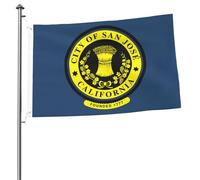 Advocacy Bandiera da giardino Sealifeifeife Of San José, California Durevole Bandiera resistente alle intemperie 3x5 Ft per Spazi interni,Decorazioni perpatio