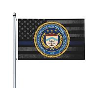 Advocacy Bandiera da giardino US Bureau of Alcohol Tobacco and Firearms ATF Flag Stagionale Bandiera resistente alle intemperie 3x5 Ft per Decorazioni percortile,Decorazioni per giardino