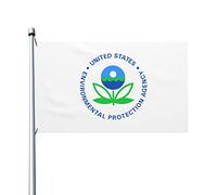Advocacy Bandiera doppia faccia United States Environmental Protection Agency Flag Leggero Bandiera resistente alle intemperie 3x5 Ft per Decorazioni percortile,Decorazioni perpatio