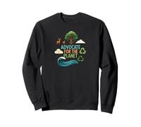 Advocate For The Planet Earth Nature Recycling Save Ocean Felpa