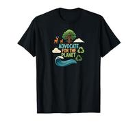 Advocate For The Planet Earth Nature Recycling Save Ocean Maglietta