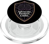 Advocate Protect Unite Consapevolezza della salute della neurologia mentale PopSockets PopGrip per MagSafe