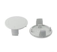 Advokingtap 1/2 coperture di ricambio per bobine compatibili con Bosch per tagliaerba afs 23-37 ad alimentazione automatica, tappo in ABS grigio per la manutenzione del prato da giardino (2 pezzi)