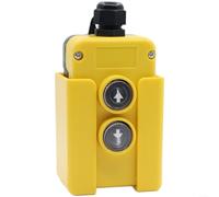 Advokingtap 1-Pack Telecomando Interruttore Per Pompa Idraulica Power Unit 12V 24V 3/4-Wire DC System Giallo 15X10x8cm Per Dump Trailer Lift