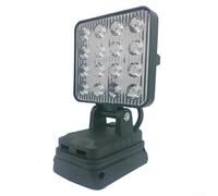 Advokingtap 16Leds Lampada da Lavoro 10,2 cm Torcia Elettrica Alimentata Da Per BOSCH Batteria Li-Ion Ricarica USB Per Lavoro Sito Officina Attività Esterna Torcia Illuminazione