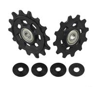 Advokingtap 2-Pack 12T+14T Puleggia Guida Ruota Set Per SRAM per eagle per XX1 X01 per gx SX Deragliatore Posteriore Kit di Aggiornamento Alluminio Nero Per Mountain Bike