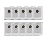 Advokingtap 4/10 sacchetti di ricambio per ECOVACS per Deebot per mini robot aspirapolvere, sacchetti per aspirapolvere di grande capacità, con filtro ad alta efficienza e resistenti agli strappi (10