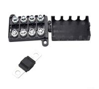 Advokingtap Alto amperaggio per Midi Fuse Holder Block 4 Way Design nominale 200A Max per sistemi elettrici affidabili in varie applicazioni