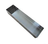 Advokingtap Bakeware rettangolare della torta del tiramisù dell'acciaio inossidabile di 40X10cm con il coperchio smontabile per la cucina (A)