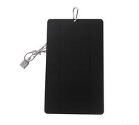 Advokingtap Caricatore portatile del pannello solare 7W 5V con il silicio monocristallino dell'uscita USB per il campeggio Escursionismo Uso all'aperto