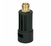 Advokingtap Confezione da 1 adattatore filettato esterno a baionetta K a M22, connettore in plastica rifinito in ottone, adatto per idropulitrice Kränzle, nero, 10,9 x 4,2 cm, per la pulizia del