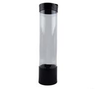 Advokingtap Dispenser automatico per bicchieri di carta, dispenser per tazze con coperchio antipolvere, per organizzare la cucina di casa e la cucina, per conservare e recuperare tazze (lungo nero)