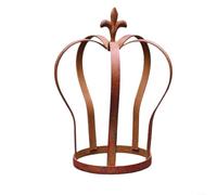 Advokingtap Ferro Corona Fiore Pot Rack 30Cm Altezza 22Cm Larghezza Rustico Metallo Giardino Decor Stand Per La Disposizione Del Prato Esterno Percorso E Artistico Yard Display