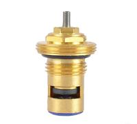 Advokingtap Inserto valvola radiatore M30 x 15 1/2 pollici in rame termostatico per nucleo con portata regolabile e funzione antigelo per impianti di riscaldamento in