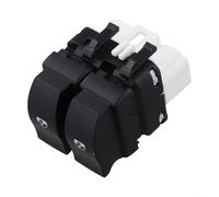 Advokingtap Interruttore alzacristallo elettrico anteriore destro per auto compatibile con Renault Espace IV, per Laguna II, per CLIO, per modelli Megane, OEM 8200315042, plastica nera, per interni