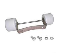 Advokingtap Kit di ruote riscaldanti per patio, ruote in nylon con staffa in ferro per una facile mobilità e installazione, compatibile con base rotonda e riscaldatori a piramide