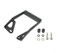 Advokingtap Kit di supporto per navigatore GPS per moto per Guzzi V85 per TT 2019-2021, alluminio nero, supporto da cruscotto da 12 mm dietro il parabrezza per turismo e pendolarismo