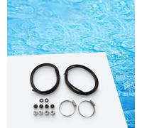 Advokingtap Kit di tubi clorinatore off-line per piscina con morsetti a sella pacchetto di connessione alimentatore per CL200 CL220 Series, facile da installare