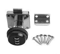 Advokingtap Lucchetto con password a 3 cifre, in lega di zinco, con combinazione sicura, colore nero, robusta linguetta per cassetta postale esterna, resistente alle intemperie, codice di sicurezza