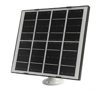 Advokingtap Pannello solare da 7 W con 22% di silicone monocristallino ad alta efficienza e vetro temperato, grado di impermeabilità IP65, supporto girevole a 360° regolabile con cavo da 2,8 m per un