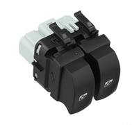 Advokingtap Pulsante di controllo dell'interruttore del finestrino elettrico dell'automobile, interruttore elettrico interno compatibile con Renault per Clio 3, codice articolo OEM 8200214939