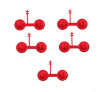 Advokingtap Punte riutilizzabili degli ugelli della schiuma di poliuretano dello spruzzo per l'isolamento della parete del soffitto, 5.5x2cm (5pcs)