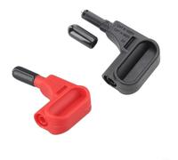 Advokingtap Set di 2 sonde di prova per multimetro digitale punta a banana 4 mm codificato dispositivo di misurazione elettrico compatto portatile magnete in rame nylon Toolkit accessorio