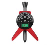 Advokingtap Strumento di centraggio per tubi, strumento di centraggio marcatore, strumenti per pipefitter, strumento testa di centraggio per tubi di sicurezza, base tipo Y da 7 cm, con goniometro