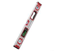 Advokingtap Strumento di misurazione digitale in lega di alluminio con base magnetica impermeabile righello inclinato 200-600 mm (300 mm)