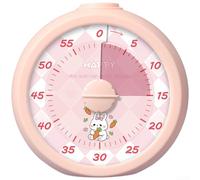 Advokingtap Timer visivo per bambini, conto alla rovescia, per imparare la gestione del tempo, sveglia silenziosa, doppia modalità, funzionamento facile, strumento di messa a fuoco per studio, 9,3 x