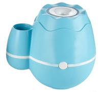 Advokingtap Umidificatore a vaso con diffusore per aromaterapia, 300 ml, USB, silenzioso, per camera da letto, ufficio, soggiorno, decorazione bianca in plastica ABS (blu)