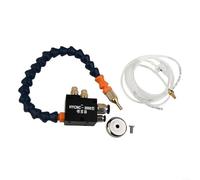 Advokingtap Unità di spruzzo di lubrificazione del liquido refrigerante della foschia del tornio e della fresatrice di CNC con l'ugello d'ottone e dell'unità di elaborazione, tubo di 1.5m