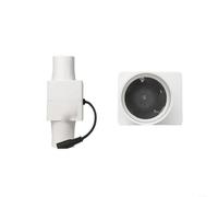 Advokingtap Ventilatore in linea a basso rumore da 12 V per ventilazione del bagno, raffreddamento, riscaldamento, circolazione dell'aria, adatto per il funzionamento continuo in spazi chiusi (32 mm)