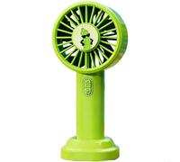 Advokingtap Ventilatore portatile ricaricabile USB con 3 impostazioni e motore brushless silenzioso per ufficio, viaggi, raffreddamento all'aperto (verde)