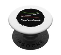 ADX Trend Analisi Tecnica Trader Umorismo PopSockets PopGrip Adesivo