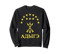 Adygea Flag Design with Yellow Stars Great Circassian Adiga Felpa