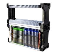ADZ Supporto universale per videogiochi, torre di archiviazione per 46 giochi per PS2 PS3 PS4 PS5 PSP Xbox 360 Xbox One Series X Wii Switch giochi DVD e dischi Blu-Ray inclusi 2 supporti per