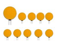 ADZJOY 5/10 Pezzi G4 COB LED Lampada Chip Tipo Orizzontale Inserto Luce Ultra Luminosa Luce for Mobile 3W 5W DC12V sostituire Lampadina alogena(Warm White,10PCS 3W 18 Beads)