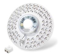 ADZJOY Pannello LED Plafoniere Modulo LED Ventilatore da soffitto 220V Kit Luce LED 20W 40W 60W 100W Pannello LED di Ricambio Rotondo(40W Cold White)