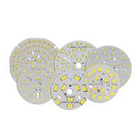 ADZJOY Piastra di Base in Alluminio da 3-36 W con Perline Lampadina Rotonda da Incasso Sorgente Luminosa a Sospensione Scheda di Modifica Pannello Luminoso LED SMD 5730(Neutral White,5pcs 3W(32MM))