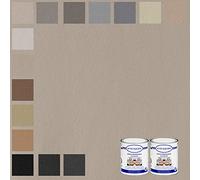 AE AUTO EQUIPE Kit Tessuto Cielo Auto bielastico antimpronta con Trama a Nido d'Ape + 2 Colla Resistente alle Alte Temperature. (3,00 mt., Grigio Polvere)