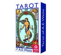 AE WAITE Tarot Mazzo Mini Carte Blue Edition Croce Rosy Fortune Telling AGM