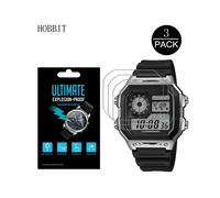 (AE1300) Confezione da 3 pellicole protettive antideflagranti Nano per Casio AE-1200 AE-1300 AE1200 / AE1200WH-1A