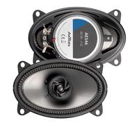 AE146 - Sistema coassiale a 2 Vie Ovale 4 x 6/10 x 15 cm, Altoparlanti ovali per Auto Anteriori o Posteriori, Sistema Audio da 100 Watt, Adatto Anche per Camper, 1 Coppia
