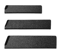 Aeaocvo Set di 3 custodie protettive per coltello, colore nero, protezione lama in ABS con pile, per lame fino a 8 pollici, 6 pollici, 5 pollici