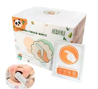 AEBAYLI Salviette per la pulizia dei bambini, 100 pezzi, pulisci lingua infantile, spazzola denti per bambini, pulisce i denti, pulisce i denti, salvietta la superficie della lingua per bambini da 0 a